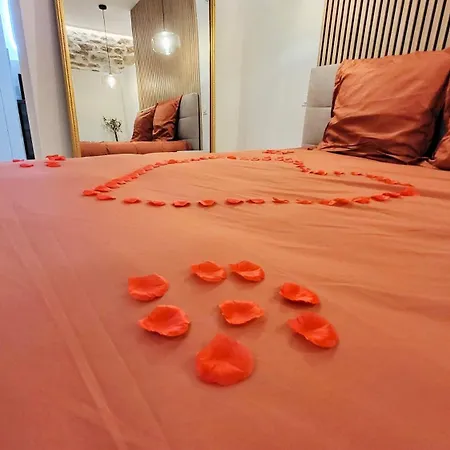 Apartment - La Delos - Jacuzzi 2 Places - Centre A Pied - Lit Queen Size - Parking Privee - Wifi - Center Within Walking Distance - Quimper